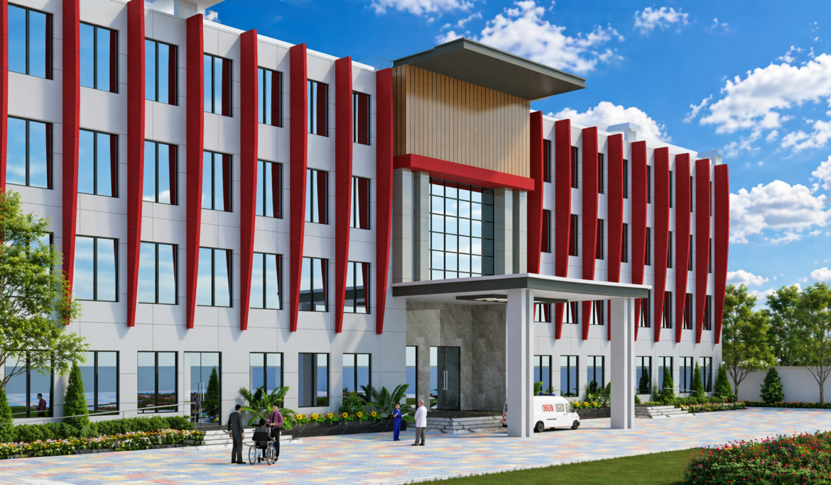 3D visualization for architects in Pakistan showing a photorealistic building design before construction