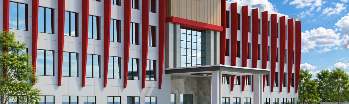3D visualization for architects in Pakistan showing a photorealistic building design before construction