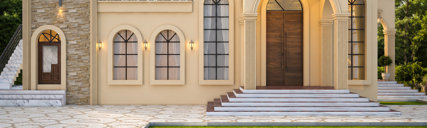 Online architectural 3D modeling services creating photorealistic building visualization and rendering by Studio3