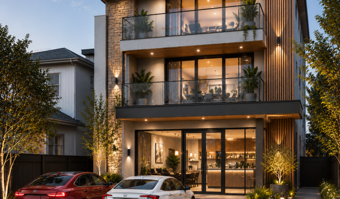 Professional 3D Architectural Rendering Services in Australia – Modern Residential Exterior Visualization by Studio3