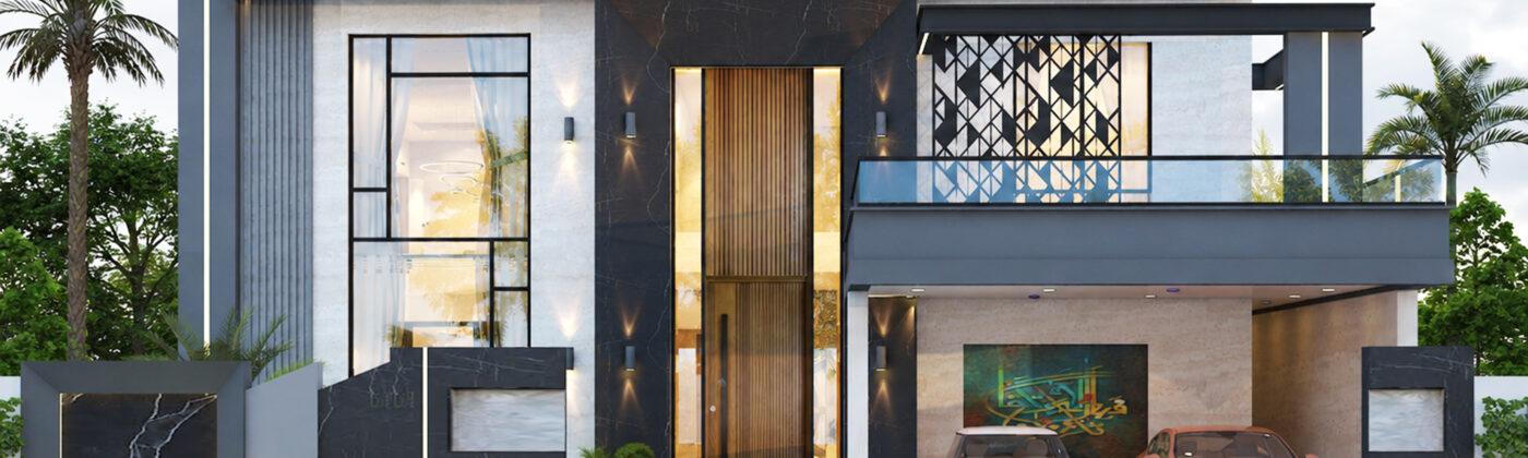 Architectural Visualization Studio showcasing realistic 3D architectural rendering and modern building design concepts