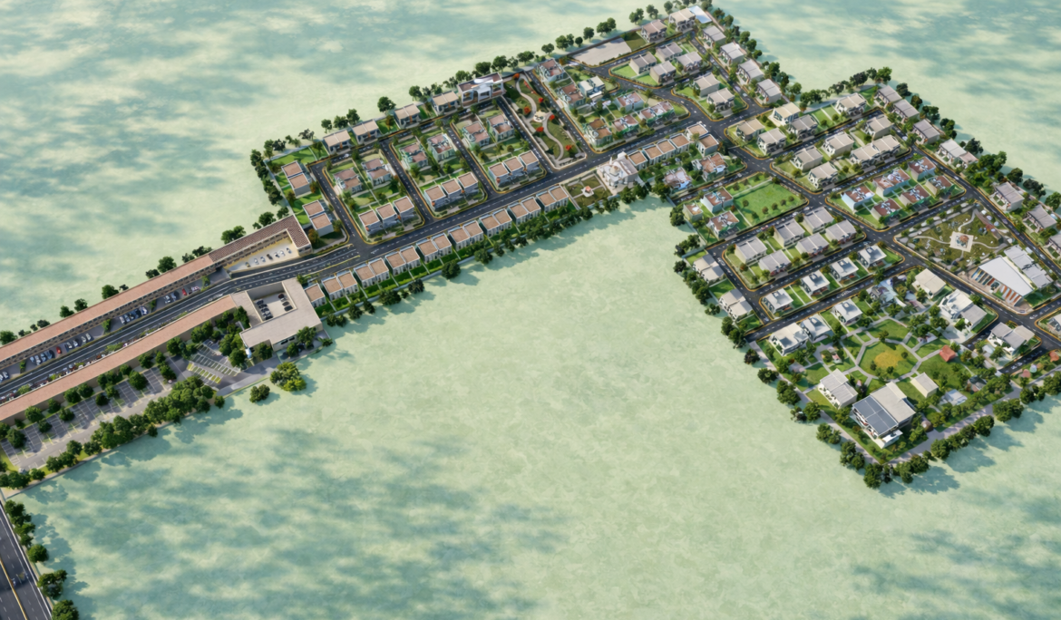 3D Master Plan Rendering for Housing Society in Pakistan by Studio3