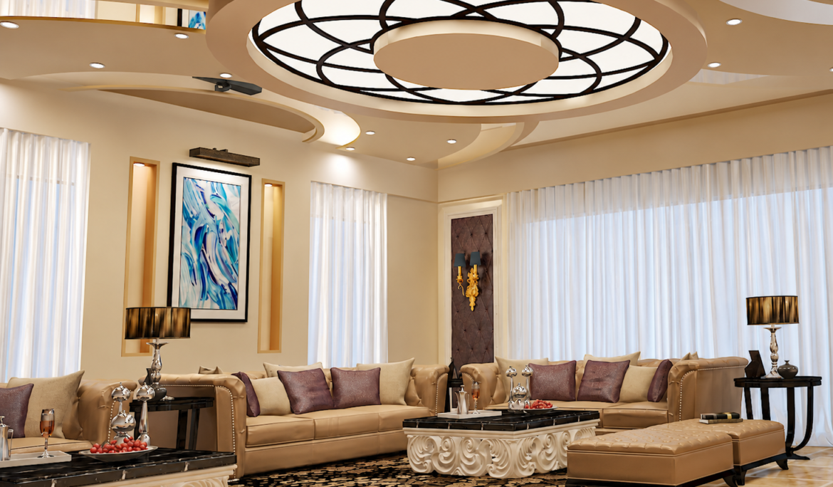 villa 3D interior design rendering Saudi Arabia by Studio3.pk