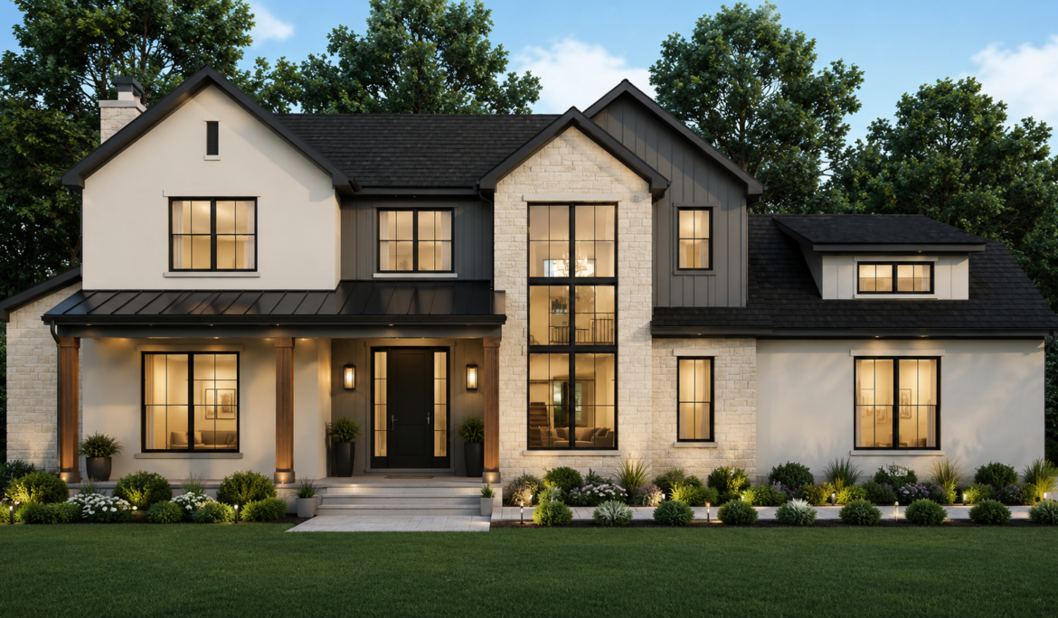 Photorealistic 3D exterior rendering for real estate developers USA by Studio3