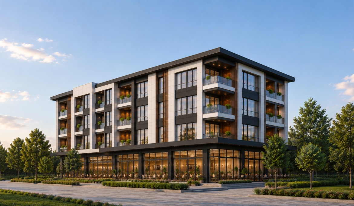 CGI for property developers UK photorealistic exterior visualization by Studio3