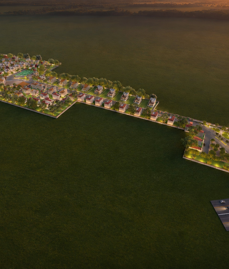 Al-Jahat City – Housing Society Masterplan 3D Rendering